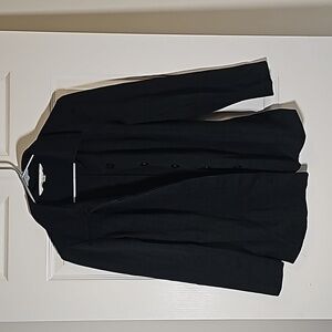 Express Black Button Up Jacket Size 1/2